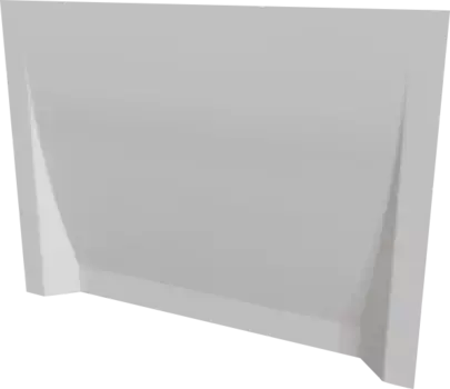 Торцевая панель для ванны Radomir Миранда 80х62 L белый