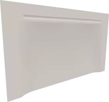 Торцевая панель для ванны Radomir Монти 95х62 R белый