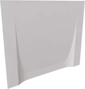 Торцевая панель для ванны Radomir Николь 80х61 R белый