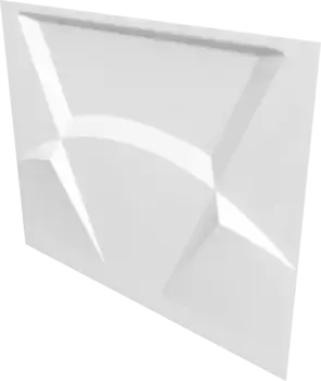 Торцевая панель для ванны Radomir Роза 77х60 L белый