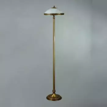 Торшер Ambiente Merida бронзовый с белым