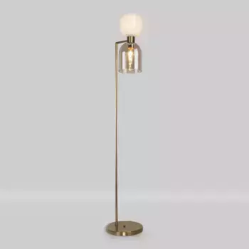 Торшер Eurosvet Tandem 01085/2 латунь