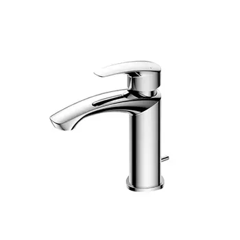 TOTO GM Смеситель для раковины низкий на 1 отв,со сливным клапаном, цвет хром