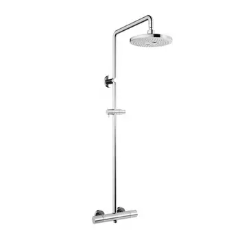 TOTO SHOWERS Душевая стойка, 220x586x1200мм, с термостатическим смесителем, SMA, Comfort Wave, Warm Spa, цвет: хром (без шланга и ручного душа)