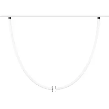 Трековый магнитный светильник Arlight MAG-ORIENT-TUBE-ELASTIC-R25-L5000-70W Warm3000 (BK, 360 deg, 48V) 044337