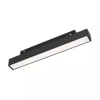 Трековый магнитный светильник Arlight MAG-ORIENT-FLAT-L235-8W Warm2700 (BK, 100 deg, 48V) 049990