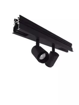 Трековый магнитный светильник Elvan PJ-2002-2x6W-WW-BK