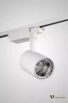 Трековый однофазный светильник AM Group AM182-WH 3000K