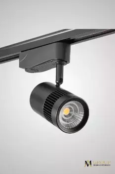 Трековый однофазный светильник AM Group AM231-10W BK 4000K