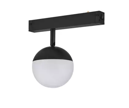 Трековый однофазный светильник AM Group AM529 BK-220V-9W SMART