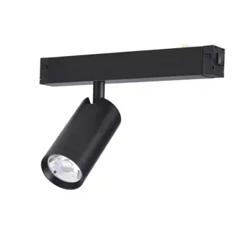 Трековый однофазный светильник AM Group Plain Opal AM589 20W 3000K BK