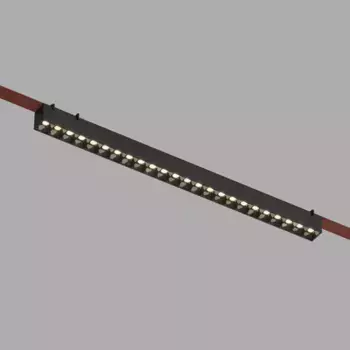 Трековый однофазный светильник Denkirs Belty Grill DK5573-BK