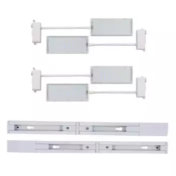 Трековый прожектор для растений (4 шт.) Uniel ULB-P37-12W/SPFR/K WHITE 3М SET42 UL-00012710