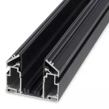 Трековый шинопровод с закладным профилем для натяжного потолка AM Group AM539 2M BK SMART