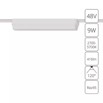Трековый светодиодный светильник Arte Lamp Rapid A2953PL-1WH