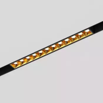 Трековый светодиодный светильник Elektrostandard Slim Magnetic Artas 85103/01 черный/золото a064529