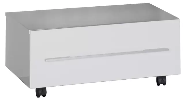 Тумба Aquanet Нота 75 подкатная белая