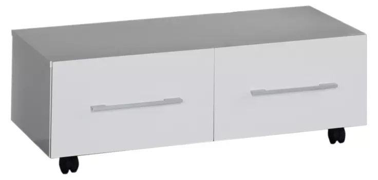 Тумба Aquanet Нота 90 подкатная белая