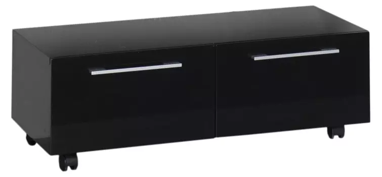 Тумба Aquanet Нота 90 подкатная черная