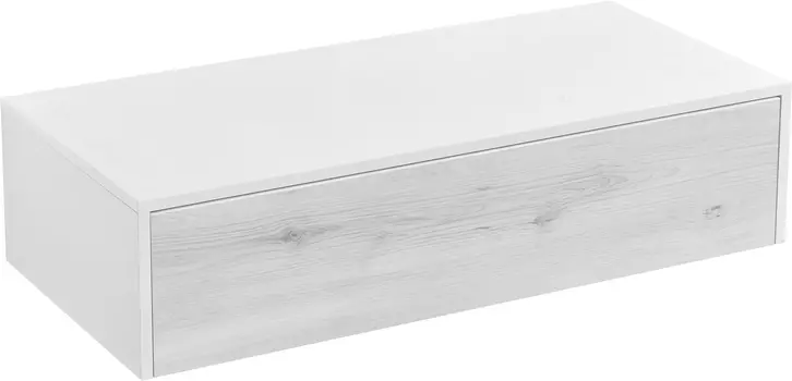 Тумба подвесная Aquaton Сакура 100 белый-светлое дерево