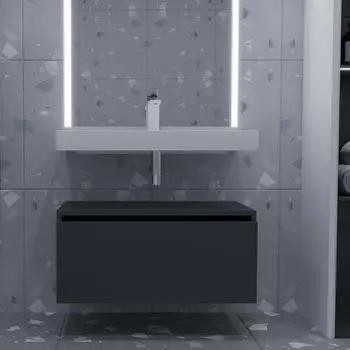 Тумба Armadi Art Flat Valessi Uno-S 80 антрацит матовый