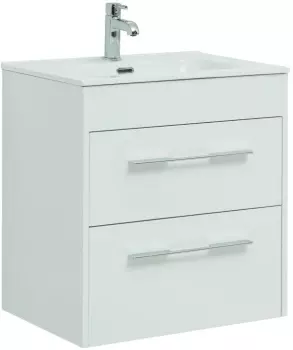 Тумба Августа 60 (Flat) цв.белый глянец (277507)