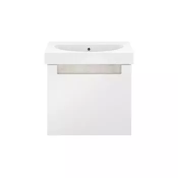 Тумба BUONGIORNO PLUS подвесная 60, 1+1, белый+дуб кантри