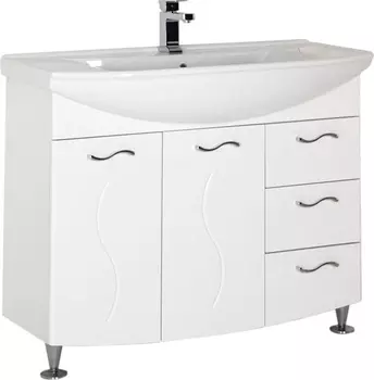 Тумба под раковину Aquanet Моника 105 белая