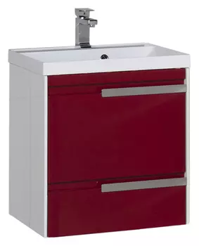 Тумба под раковину Aquanet Тиволи 60 бордо