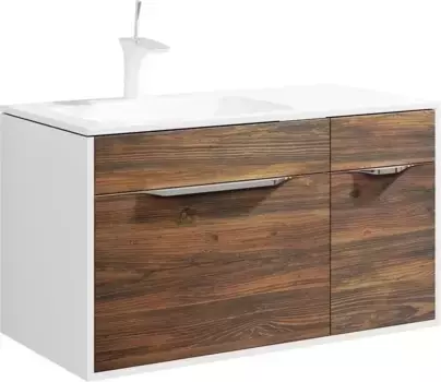 Тумба для комплекта Aqwella 5 stars Malaga 90 L крафт темный