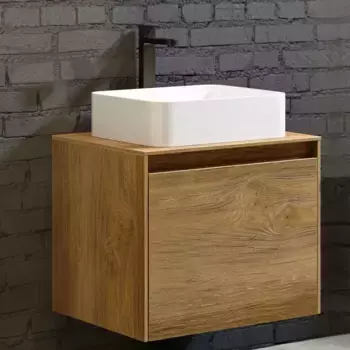 Тумба для комплекта Aqwella 5 stars Mobi 60 дуб балтийский, без сменных элементов