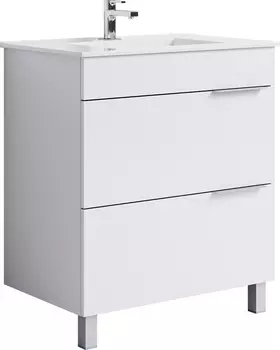 Тумба под раковину без столешницы Aqwella Brig 75 напольная, белая