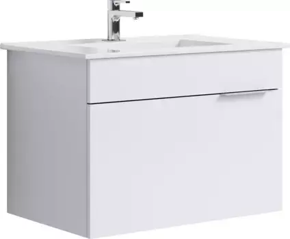 Тумба под раковину без столешницы Aqwella Brig 75 подвесная, белая