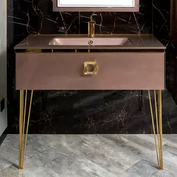 Тумба под раковину Armadi Art Lucido 100 лиловая