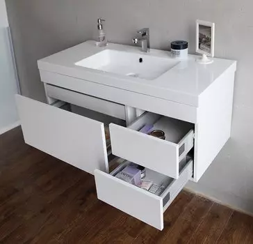 Тумба для комплекта BelBagno Luce 80 bianco lucido