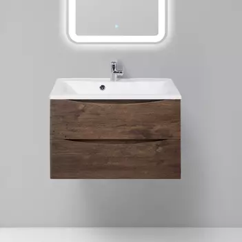 Тумба под раковину Belbagno Marino 75 темное дерево