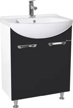 Тумба для комплекта Bellezza Альфа 55 черная