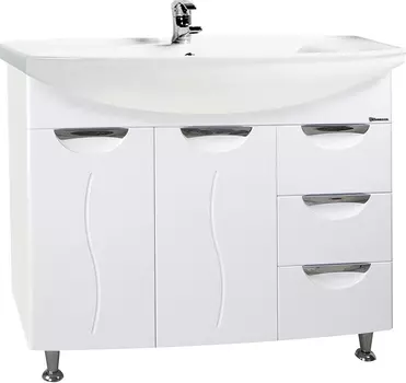 Тумба для комплекта Bellezza Глория 105 с бельевой корзиной