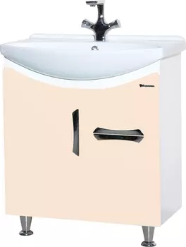 Тумба для комплекта Bellezza Лагуна 65 с ящиком, бежевая