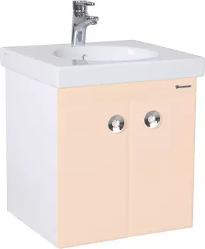 Тумба для комплекта Bellezza Неаполь 50 подвесная прямая бежевая