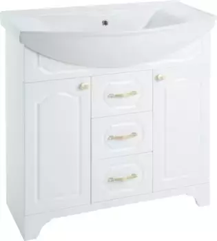 Тумба для комплекта Bellezza Тиффани 105 белая