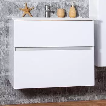 Тумба для комплекта Бриклаер Мальта 75 белая