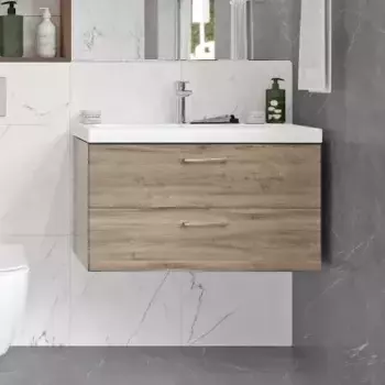 Тумба для комплекта Cersanit Lara 80 орех