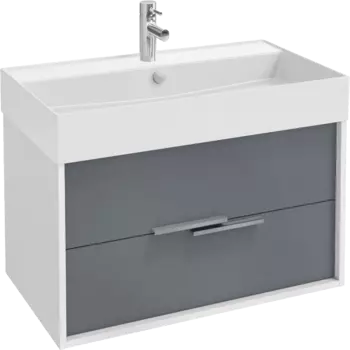 Тумба для комплекта Jacob Delafon Vivienne EB1667-J5-J54 белая, серый матовый