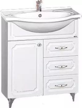 Тумба для комплекта Misty Александра 65 белый металлик