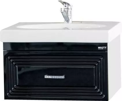 Тумба для комплекта Misty Европа 50 черная эмаль