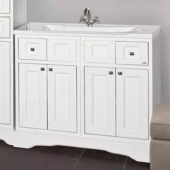 Тумба для комплекта Misty Герда 100 белая эмаль