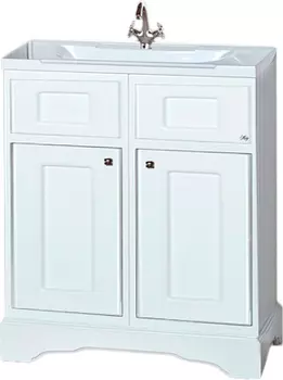 Тумба для комплекта Misty Герда 80 белая эмаль