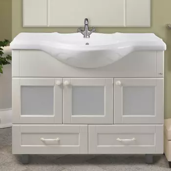 Тумба под раковину Misty Латте 105 бежевая