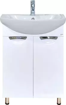 Тумба под раковину напольная Misty Лаванда 50 белая